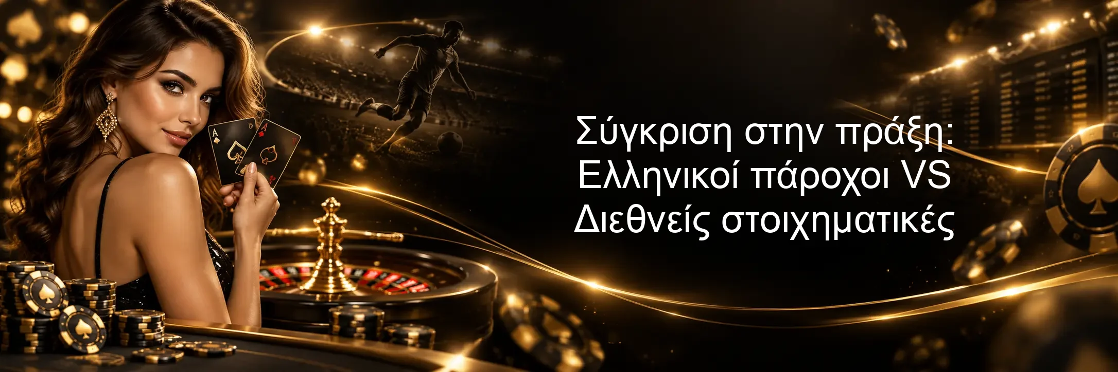 Σύγκριση στην πράξη: Ελληνικοί πάροχοι VS Διεθνείς στοιχηματικές Σύγκριση στην πράξη: Ελληνικοί πάροχοι VS Διεθνείς στοιχηματικές
